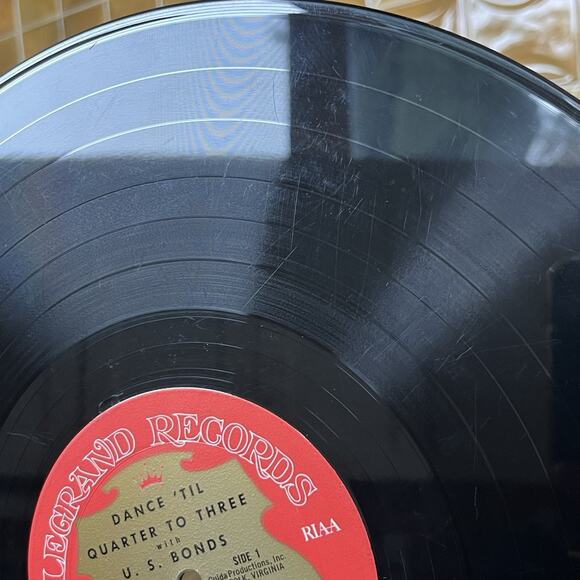 Dance 'Til Quarter To Three With U.S. Bonds 1961 LeGrand LLP 3001 Mono - Picture 5 of 12
